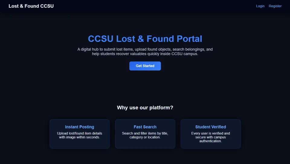 Lost and Found Portal